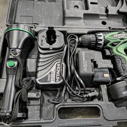 Hitachi Drill/Flashlight 