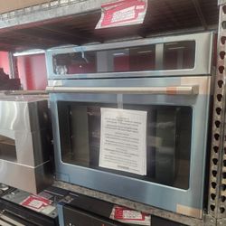 Cafe 30 Inch Electric Single Wall Oven Convection Stainless Steel 