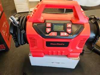 MaxMore Portable Tire Inflator/deflator Compatible with Milwaukee 18V Battery (Tool Only),160 PSI High Pressure Cordless Air Compressor Pump, Digital
