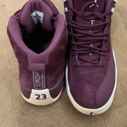 Air Jordan 12's   Bordeaux
