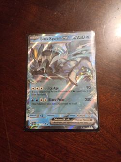 Black Kyurem ex Pokémon Card 048/191