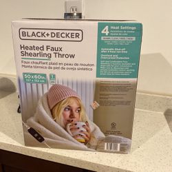 Black And Decker heated Faux Shearling Throw for Sale in Brooklyn NY OfferUp