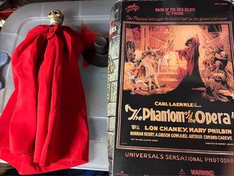 2002 SIDESHOW COLLECTIBLE PHANTOM OF THE OPERA MASK OF THE RED DEATH 12" FIGURE