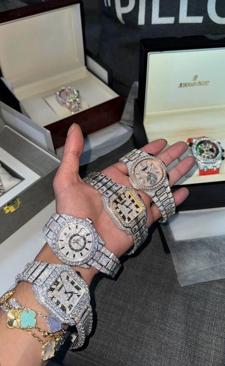 Cartier, AP, Rolex, & Many More Iced Out Watches