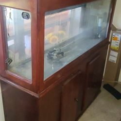 50 Gallon Tank & Wooden Stand