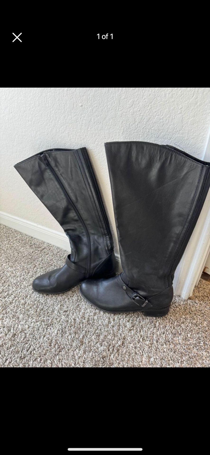 Women’s Tall Black Boots Size 11
