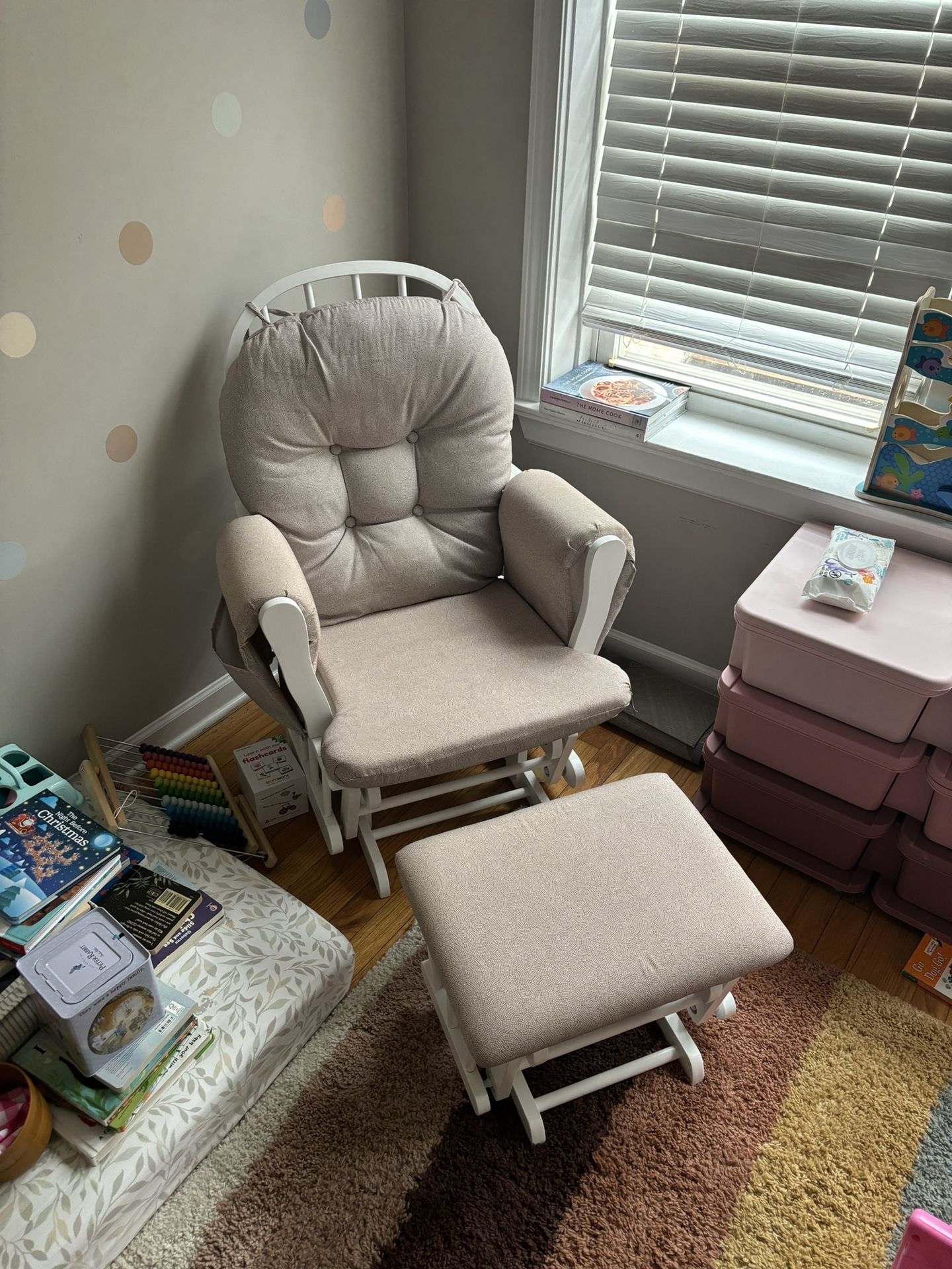 Slider With Ottoman Nursery