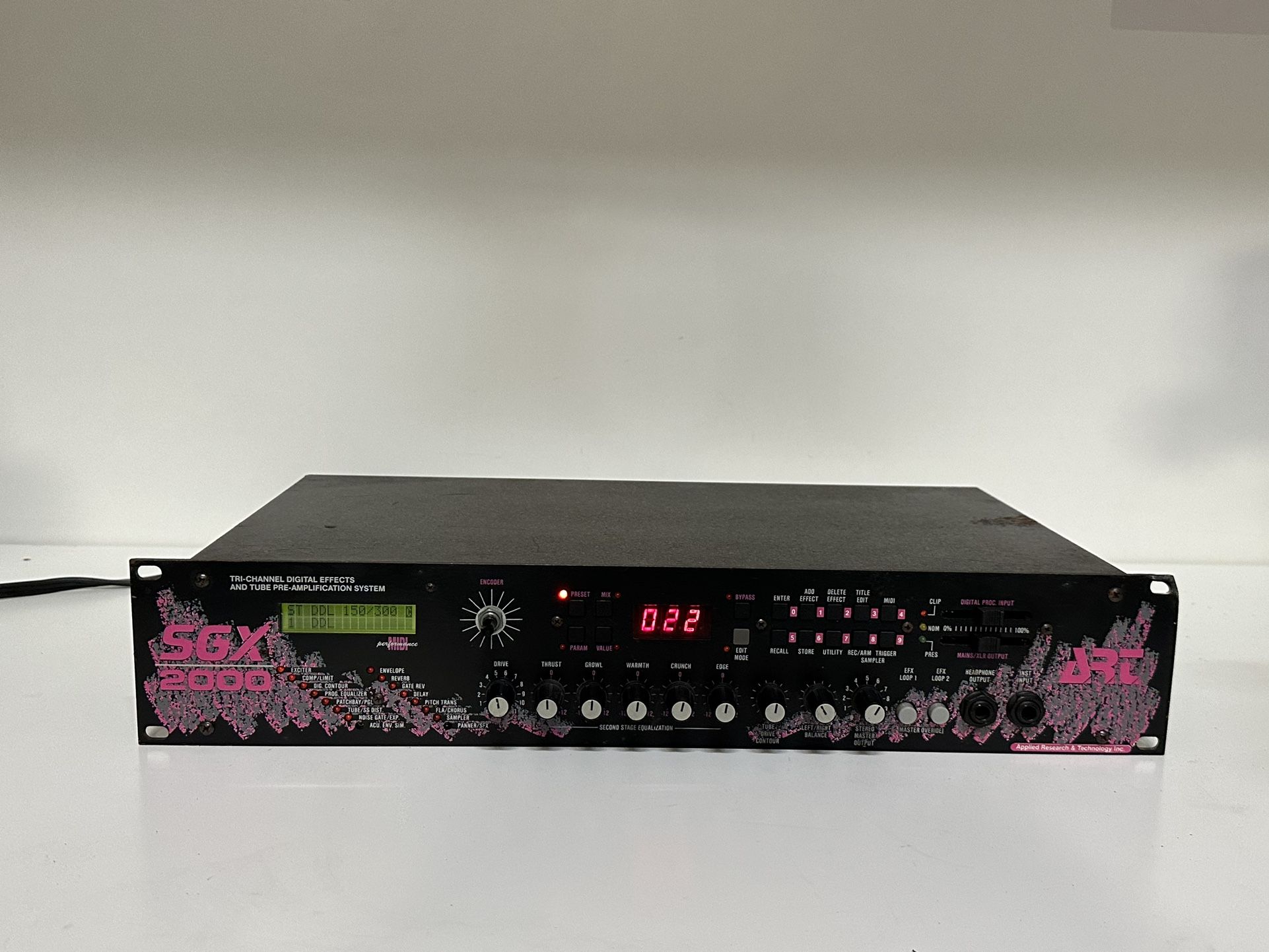 1990s ART SGX 2000 ~ Express Tube Modeling Guitar Effects Processor ~ WORKS