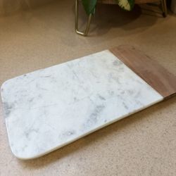 Small Cheese Marble/ Wood Tray 