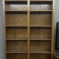 Hand made walnut wood w/ stain finish Book Shelf