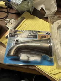 New Tub Spout And Adhesive Liner Still In Packages 
