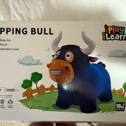 Hopping Bull Toy