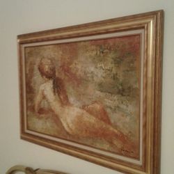 Rare Barton Oil Painting! 