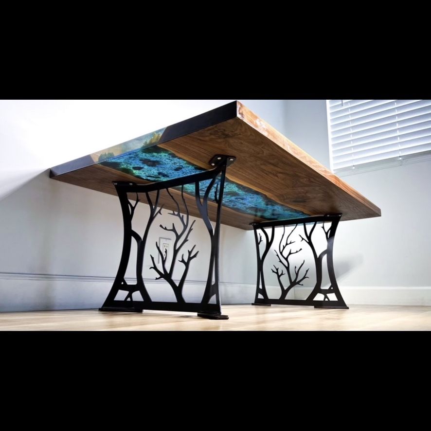 Epoxy Nature Table 