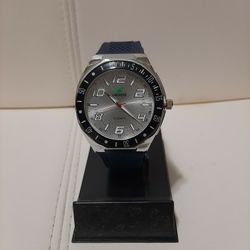 Mens Black Silver Watch Nice New 