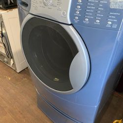 Kenmore Elite Washer And Dryer Blue Set 