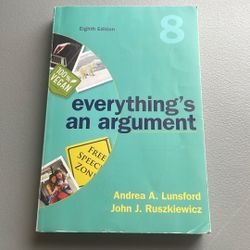 Everything’s An Argument