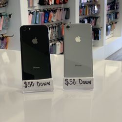 iPhone 8 Unlocked ($50 Down)