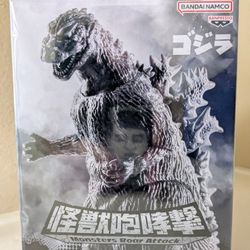Monsters Roar Attack Godzilla New In Box Figure