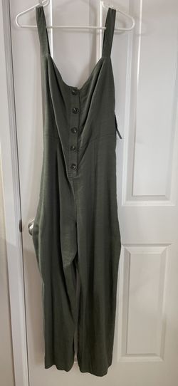Women’s Olive Green Jumpsuit 