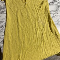 Ralph Lauren Women Dress M Medium Dress Yellow