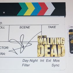 NORMAN REEDUS SIGNED AUTOGRAPHED WALKING DEAD TV SHOW CLAPBOARD JSA COA RARE!
