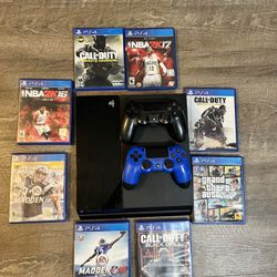 PS4 With 2 Controllers And Games!