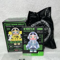 POP MART AUTHENTIC MEGA SPACE MOLLY 100% Series 2-B Figure [ GLACIER ]