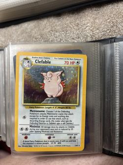 Clefable Pokémon MISPRINT 