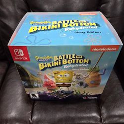 New Sealed Spongebob SquarePants Battle For The Bikini Bottoms Shiny Edition Nintendo Switch Game