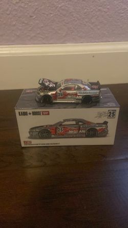MINI GT KAIDO HOUSE NISSAN SKYLINE GT-R R34 STAR RACING V1 1/64 SILVER KHMG197