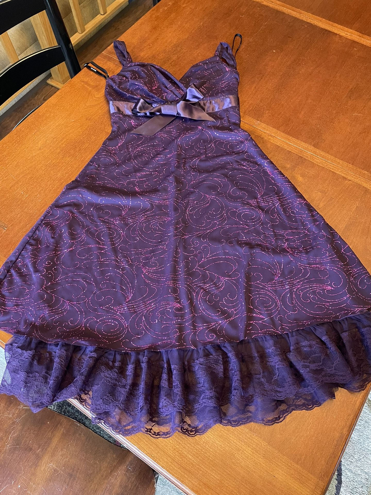 Elegant Purple Dress