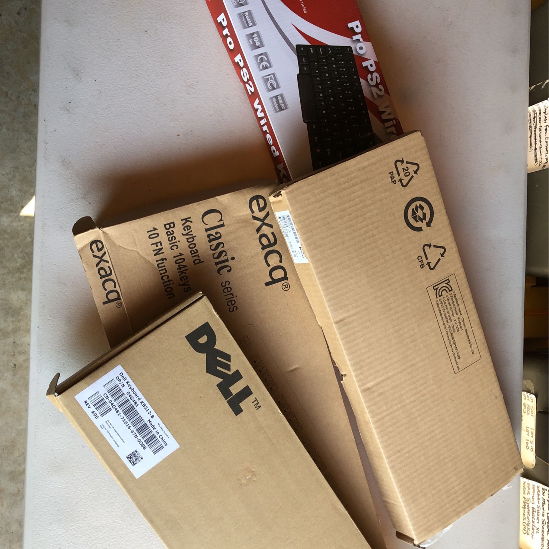 Computer Keyboards (4) New