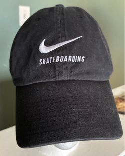 Nike Hat Strapback Black Faded Nike SB Distressed Heritage86 Skateboard Skate