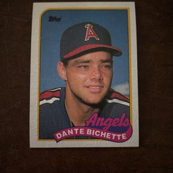 1990 topps Dante Bichette Baseball Card 