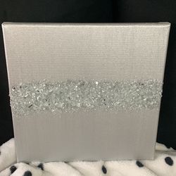 Crushed Glass And Glitter Painting