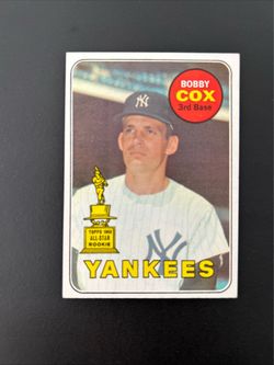 1969 Topps Bobby Cox Rookie #237 Fantastic Condition!