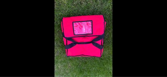 Red Insulated Pizza & Food Delivery Bag