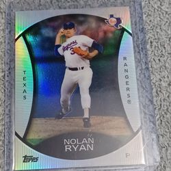 Nolan Ryan 2010 Topps Legends Platinum Chrome Wal Mart Cereal