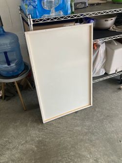Magnetic dry erase sign board