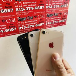 🔥🔥iPhone 8 64gb Factory Unlocked With Warranty 