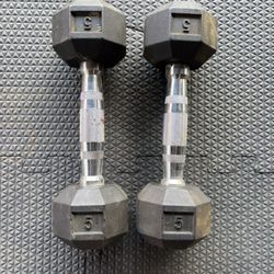 5lbs Weights Dumbbells Pairs Set