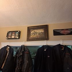 HARLEY DAVIDSON JACKETS MENS SIZE LARGE LOT OF 4