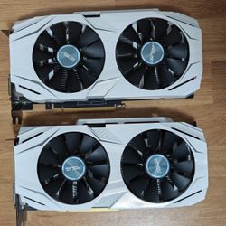 ASUS GTX 1060 6GB Graphics Card GPU Nvidia For Gaming PC Desktop Computer White