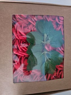 Foam  red roses