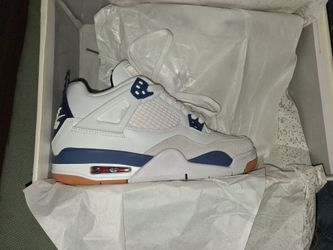 Air Jordan for retro s p's. Summit white.\nAnd invitelet blue