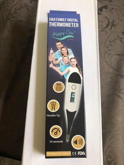 Best FDA Fast 10 Sec Reading Digital Medical Thermometer for Oral, Rectal, Axillary armpit Underarm Body Temperature by Enji, clinical Detecting Fever