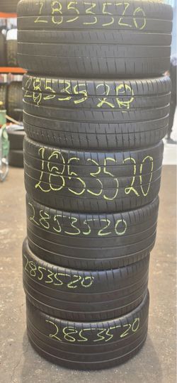 Tires Michelin 285-35/20.   275-35/20