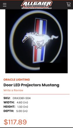 Car Mustang Door Led