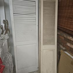 Antique Closet Shutter Doors